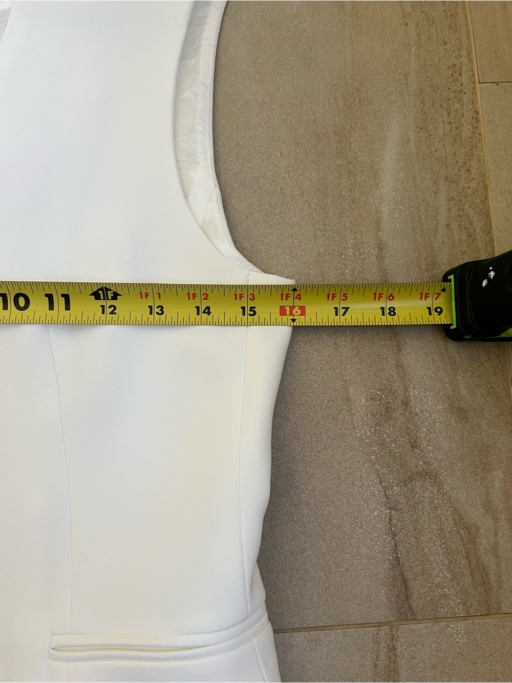 Zara Cream Sleeveless Longline Vest - Picture 3 of 7